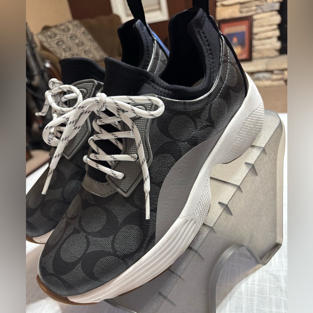 Coach Black and Gray Women's Sneakers